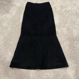 Barami Women's Maxi Pencil Skirt Wool Black Size 6‎